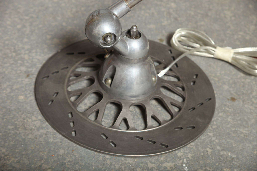 Industrial table lamp with interesting detailing 4