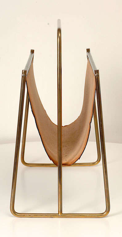 Carl Aubock leather sling and brass large magazine rack. Marked Aubock made in Austria.

If you send an inquiry to us and do not receive a response, please contact us directly at 202-333-4663.