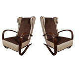 chairs by Jindrich Halabala