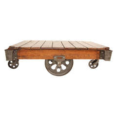 Vintage Factory Pallet coffee table