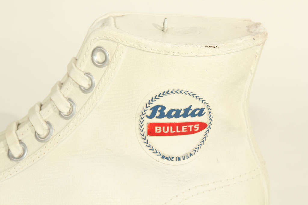 Bata Bullets Hightop Sneaker Sculpture at 1stDibs | bata bullet sneakers, bata  bullets 1970s, beta bullet sneakers