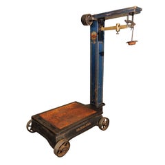 Sold at Auction: Antique Fairbanks 500lb Feed Store Scale