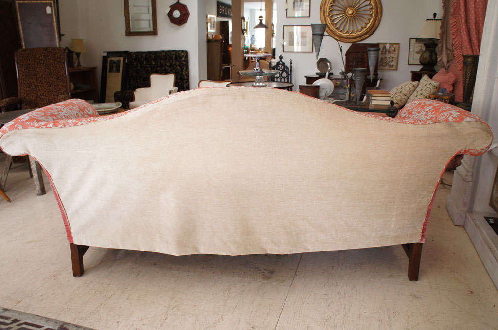 Slipcovered Sofa in Vintage DEDAR Fabric For Sale 2