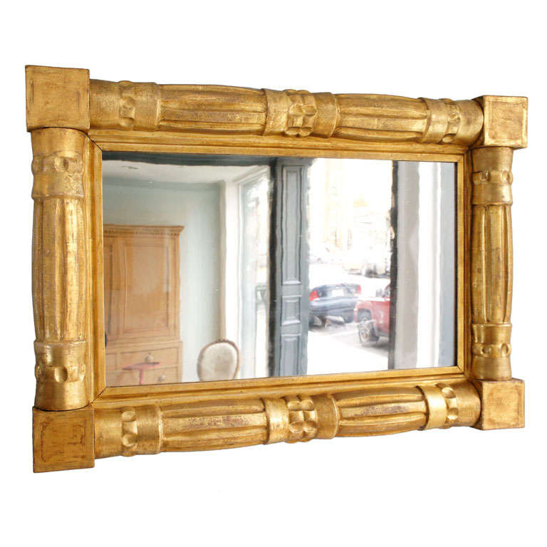 American Empire Over Mantle Mirror For Sale