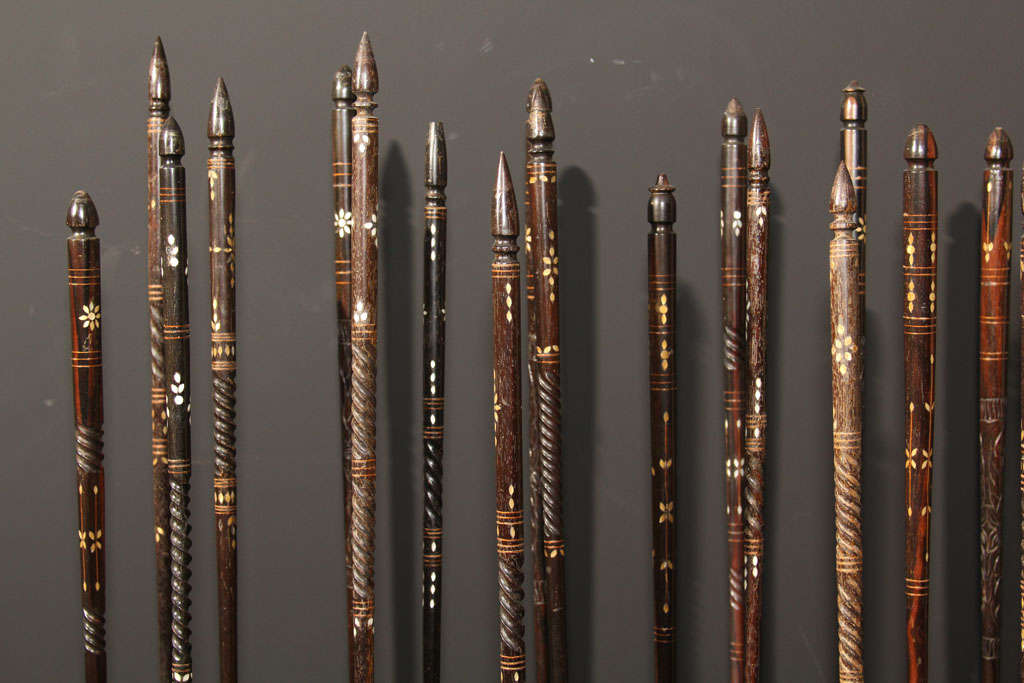 Carved Collection of Philippine Wood Teacher's Pointer's