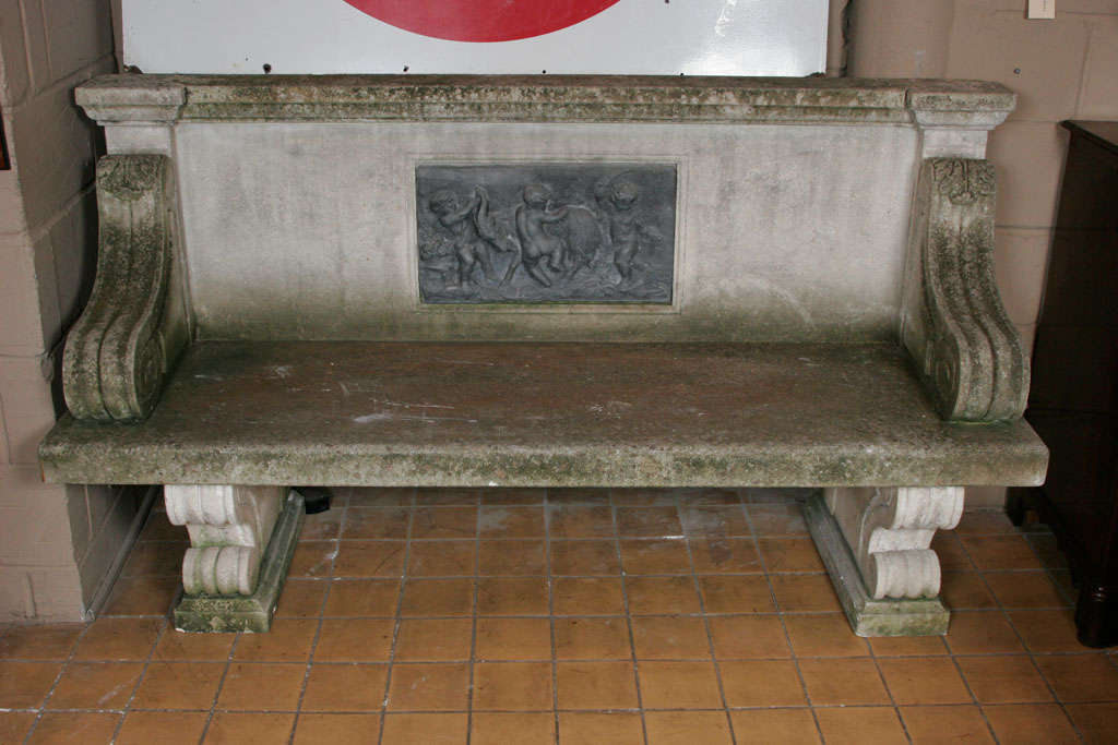 Limestone Bench