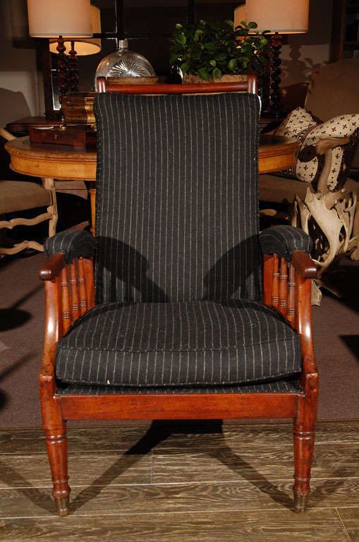 19th Century English Recliner Chair, Circa 1880