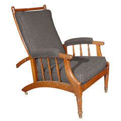 English Recliner Chair, Circa 1880