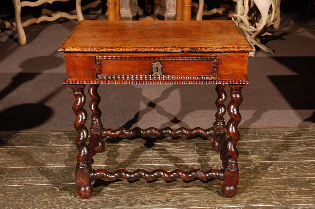 Portuguese Box Table, Circa 1820 In Good Condition In Los Angeles, CA