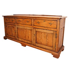 Antique English Pine Dresser Base