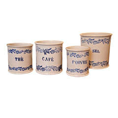 Antique French Canister Set