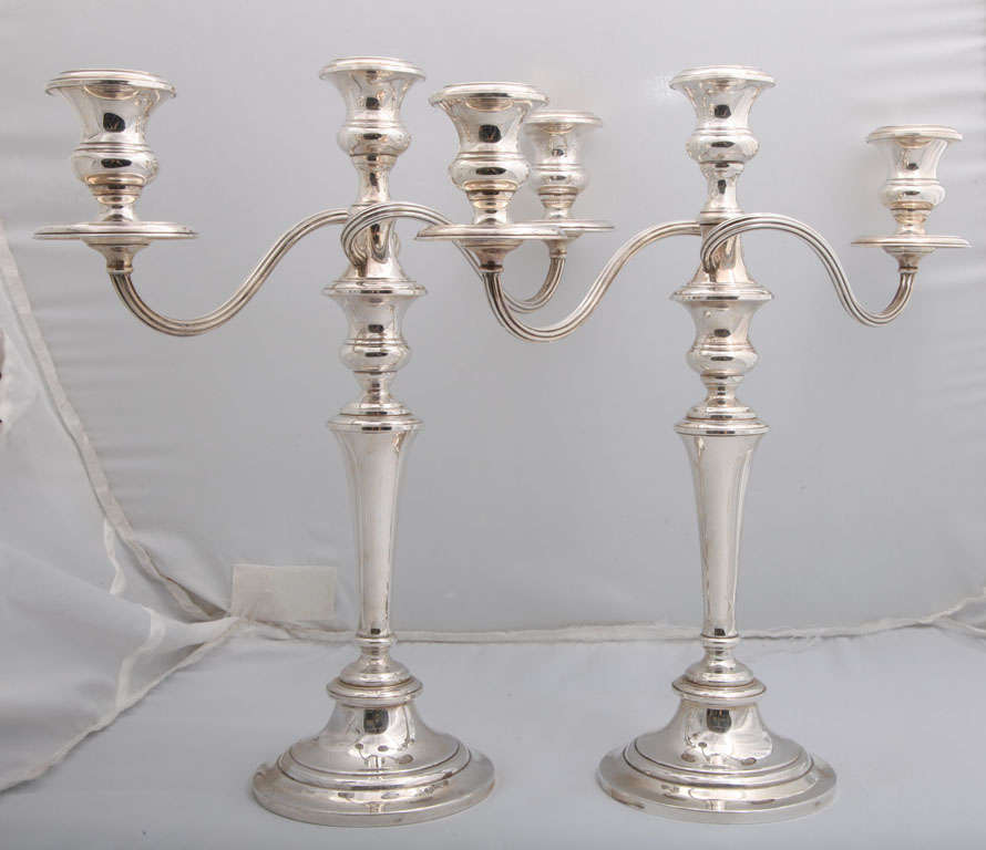 silver candleabra