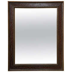 Painted Wood Mirror