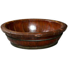 Hardwood Chinese Bowl