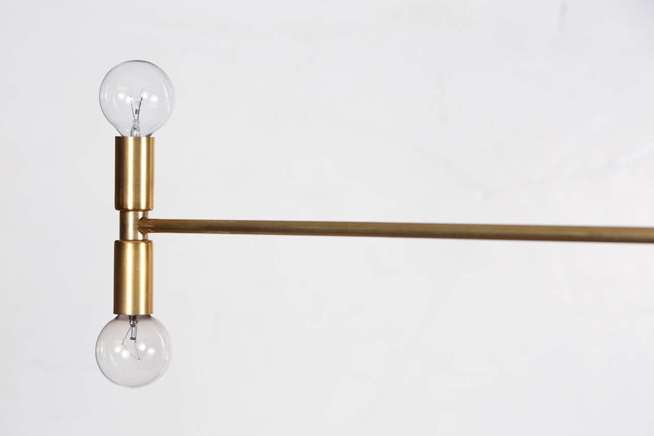 Atomium Brass Pendant For Sale 3
