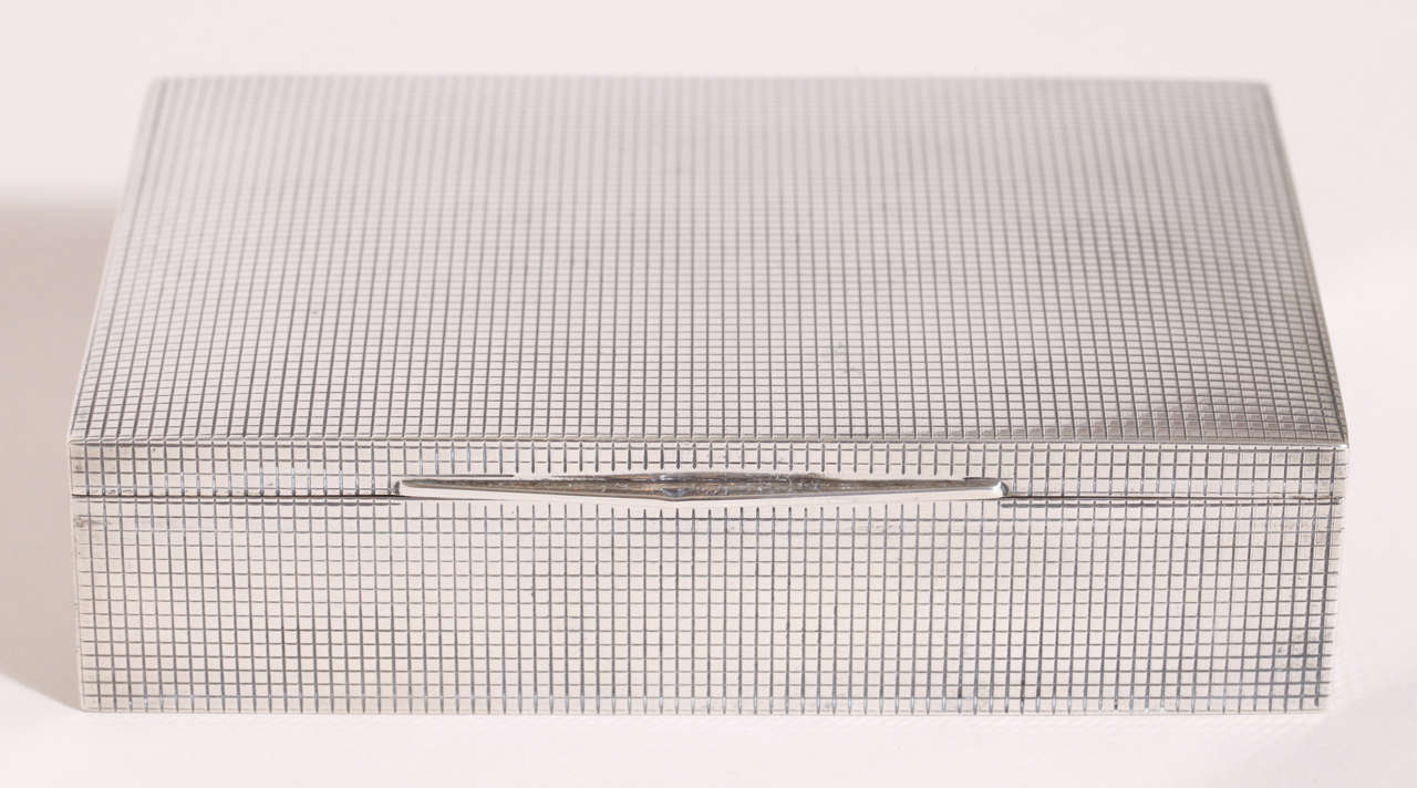 Czechcholslavakian Art Deco Silver Table Box