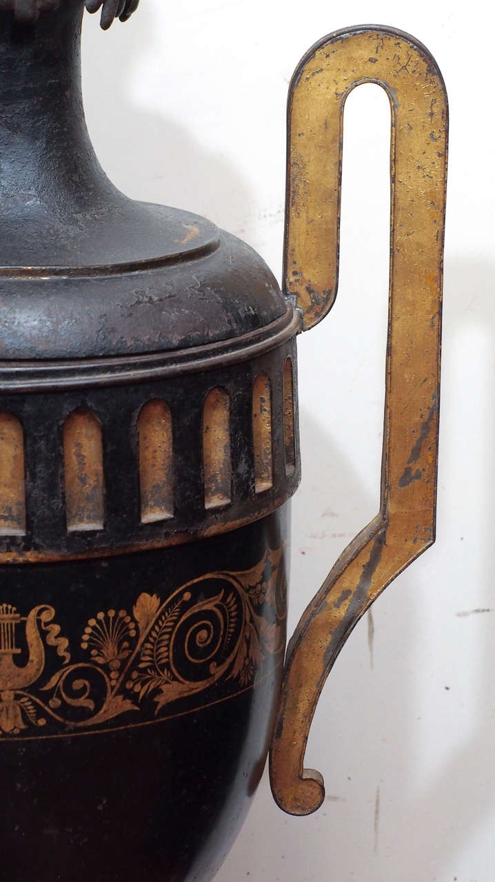 Tin 18th Century French Tole Fountain For Sale