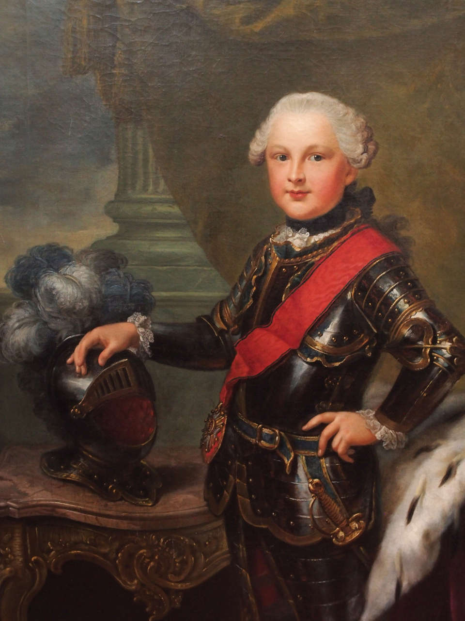 18th Century Oil on Canvas of French Boy in Armor at 1stDibs | 18th ...