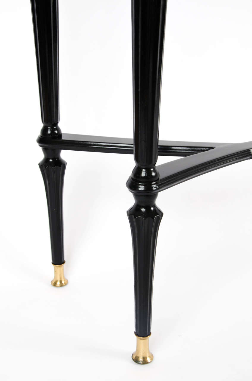 Italian Ebonized Console Table In Excellent Condition In London, GB