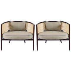 a Pair of Wonderful Harvey Probber Hoop Chairs