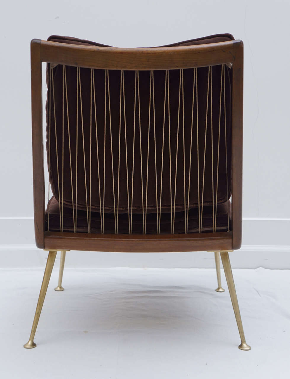 Swedish Mid century Slipper Chair by Erno Fabry