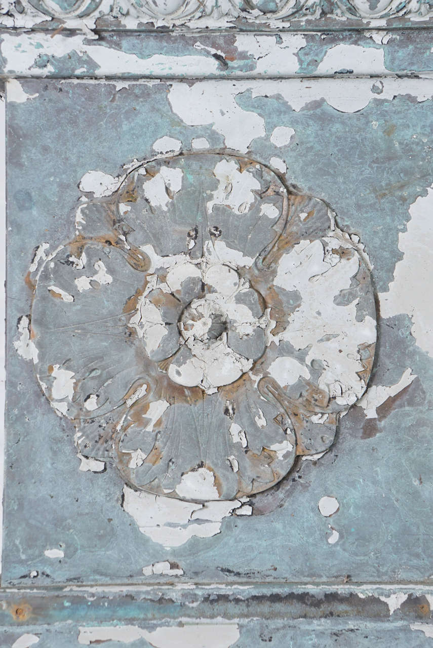 Beautiful Copper Architectural Salvage with Fantastic Patina at 1stDibs