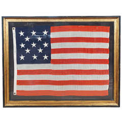 19th Century American 13 Star Flag