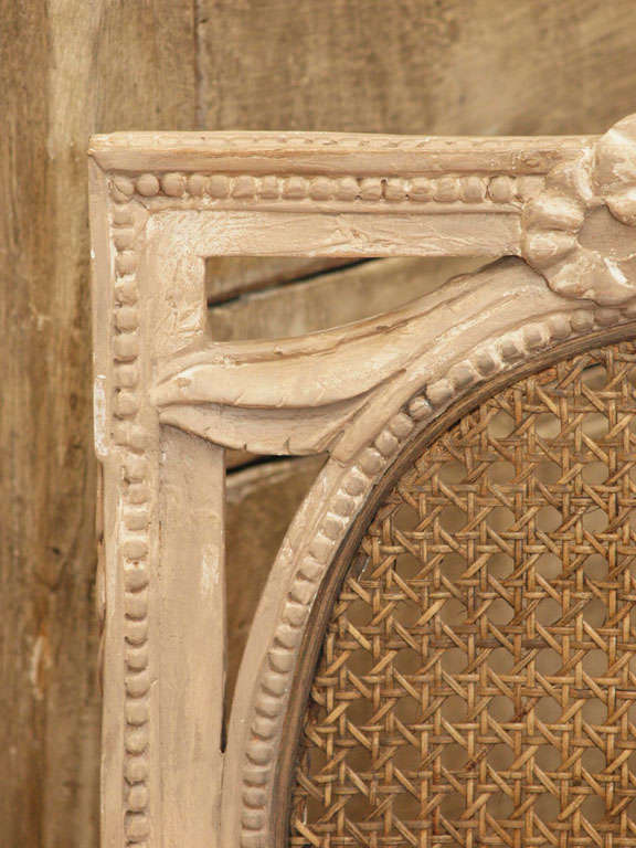 19th c. Painted Louis XVI Chair 2