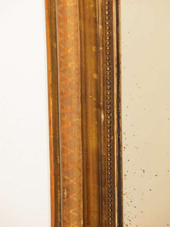 Magnificent 19th c. French Louis Philippe Mirror (4 ft. 9 in.) 1