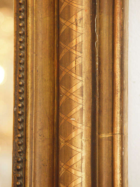 Magnificent 19th c. French Louis Philippe Mirror (4 ft. 9 in.) 2