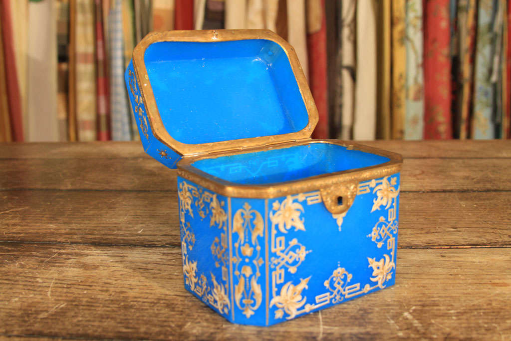 Opaline Glass 19th Century Opaline Box