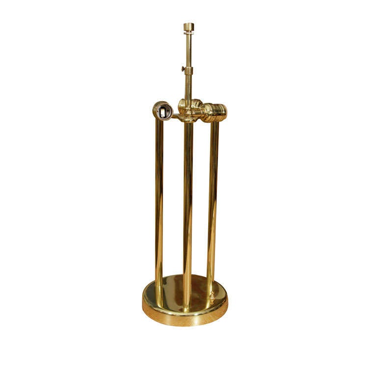 Brass Post Table Lamp For Sale