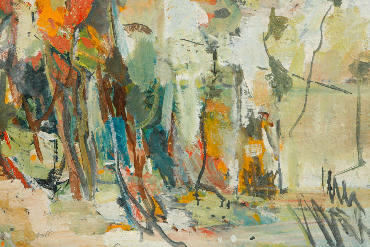 Modern Abstract Painting, Circa 1960 at 1stDibs