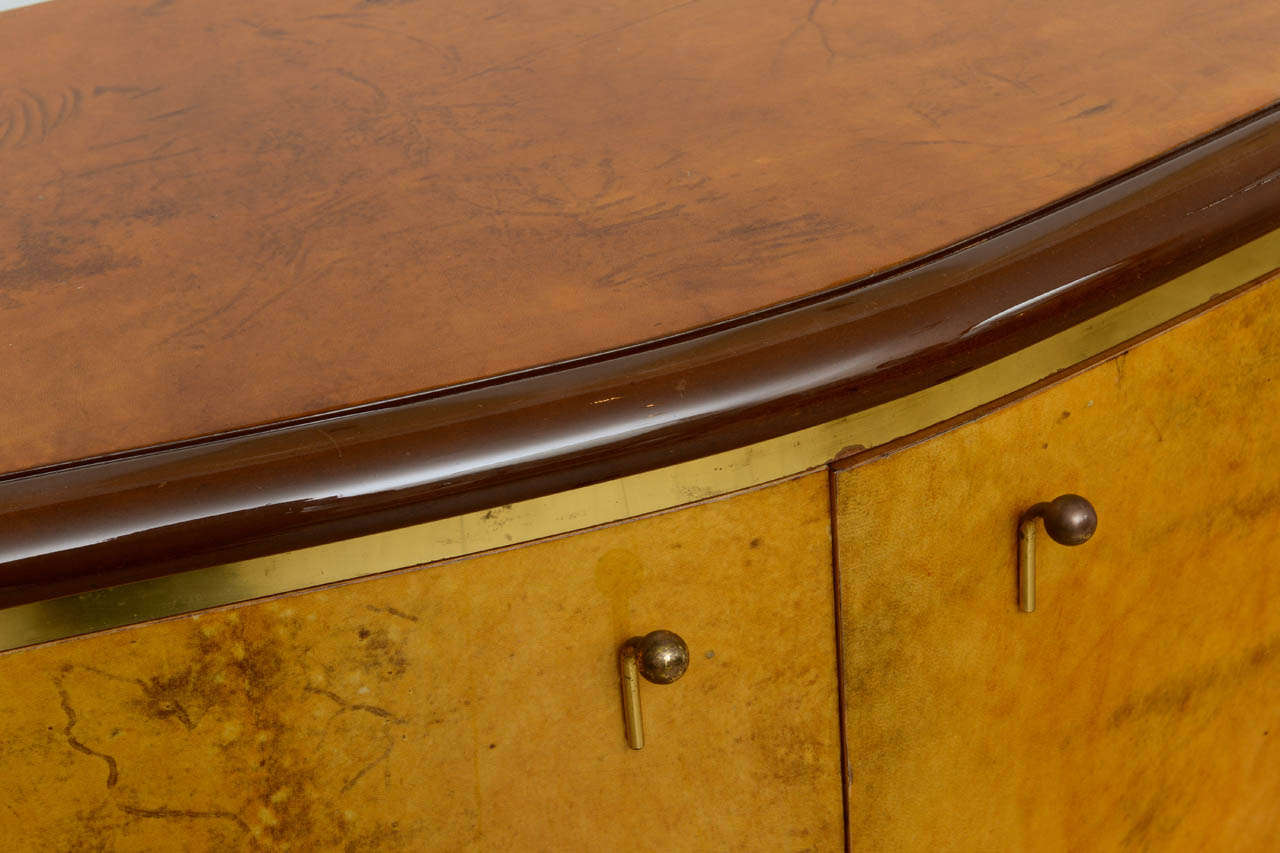 Rare Goatskin Chest of Drawers by Luciano Frigerio 1