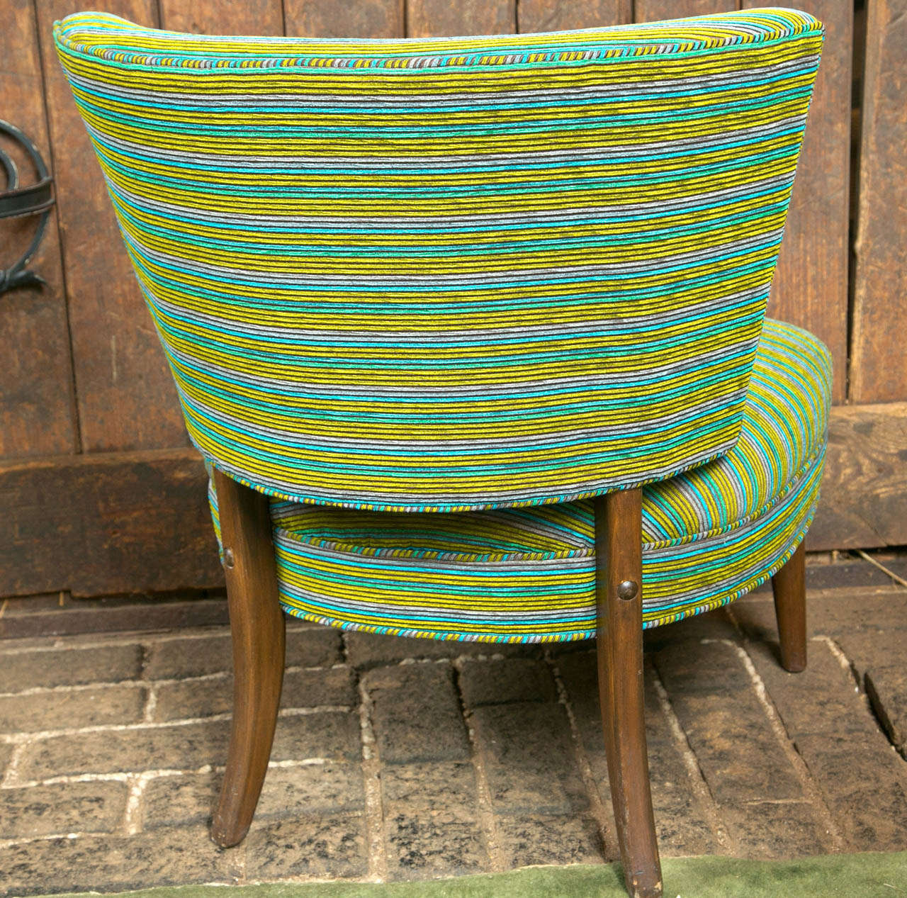 American Midcentury Modern Slipper Chair For Sale