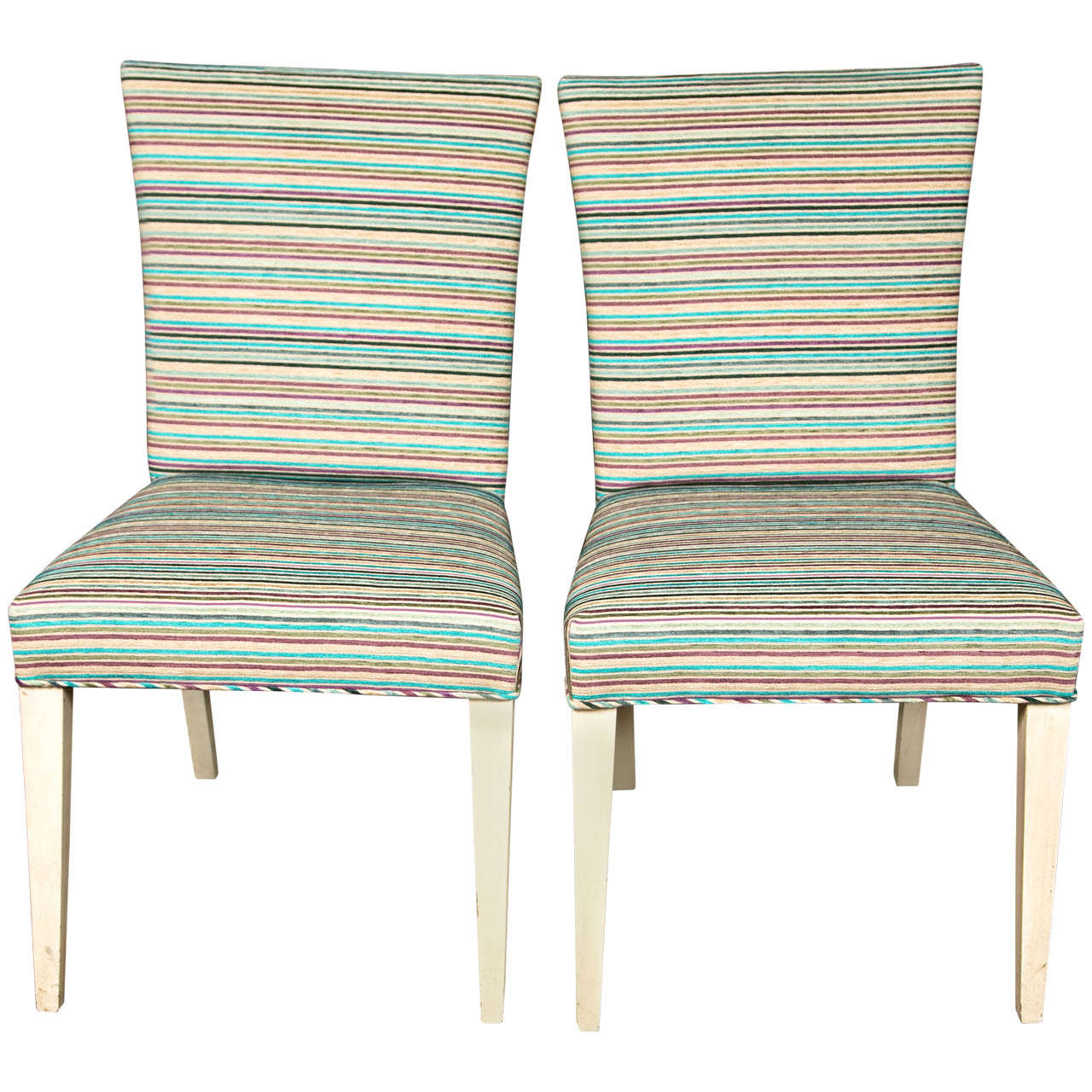 Pair of Mid-Century Modern Side Chairs For Sale