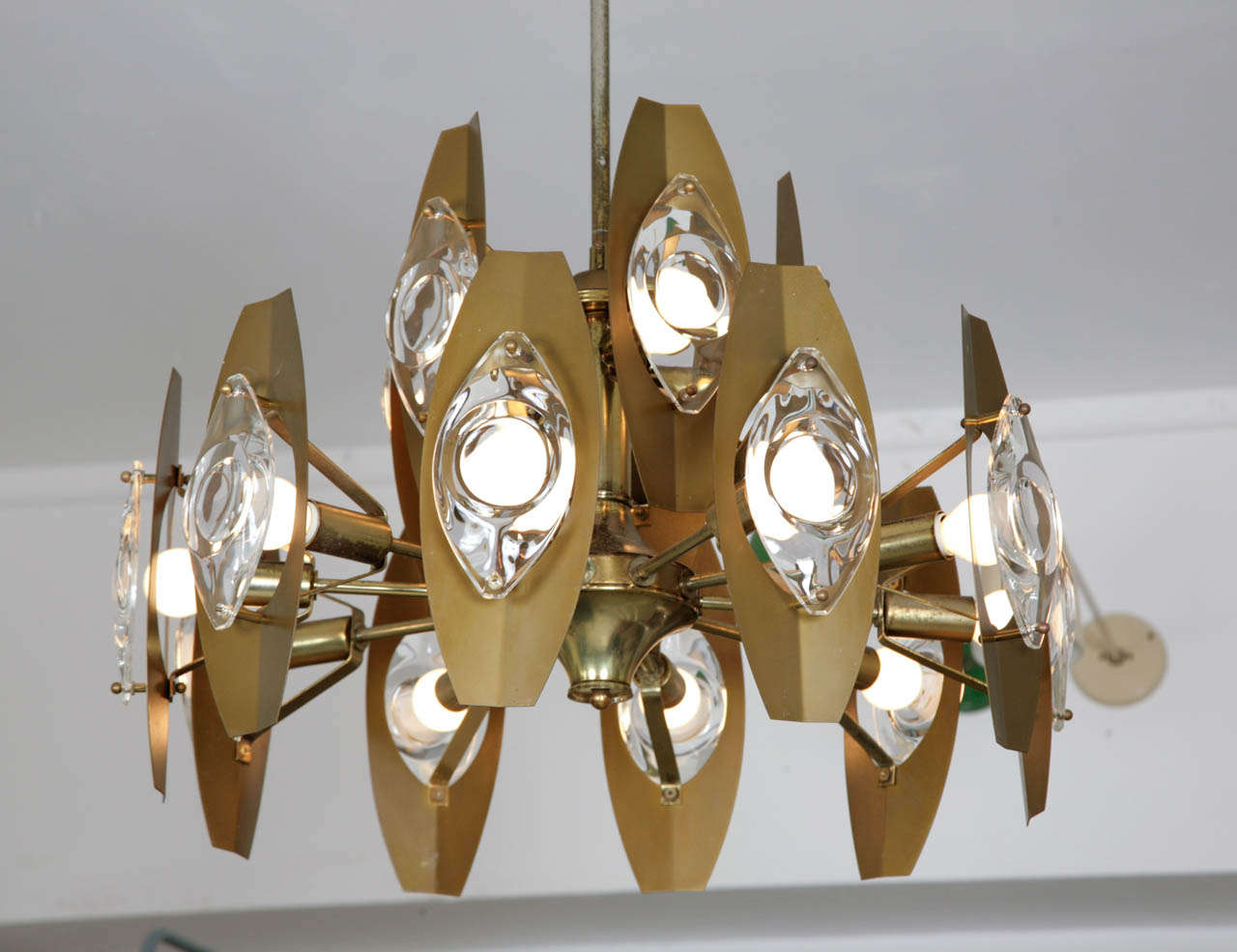 Late 20th Century Gaetano Sciolari Chandelier For Sale