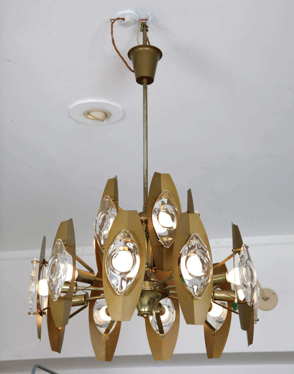 Ceiling light professionally rewired