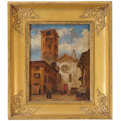 Italian Grand Tour Painting, circa 1820