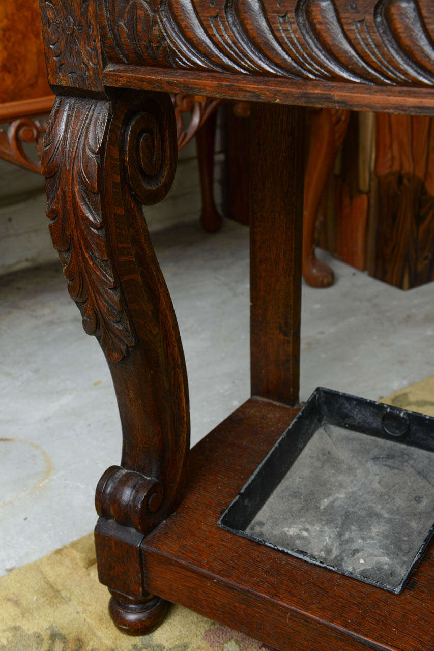 19th Century French Carved Hall Stand 5