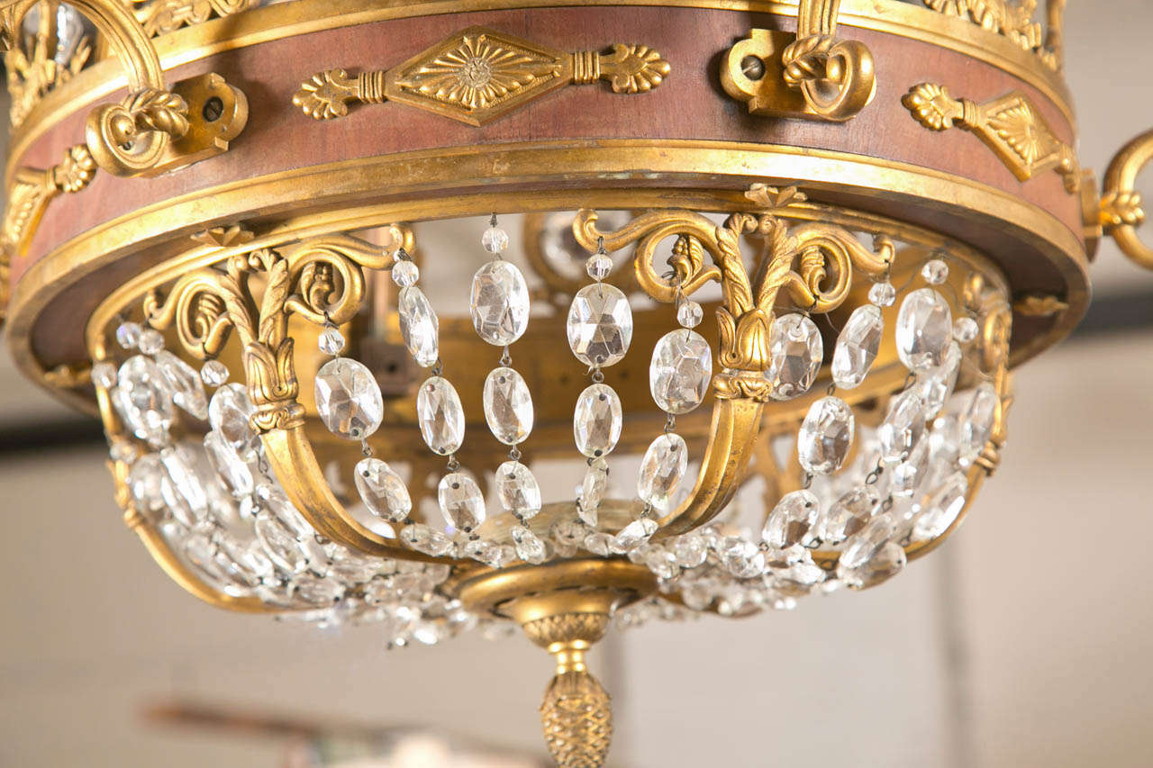 19th Century French Empire Chandelier 4