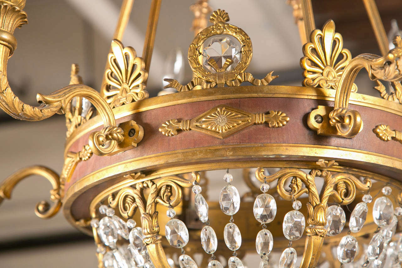 19th Century French Empire Chandelier 5
