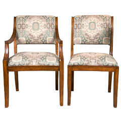 Set of Eight Mid Century Modern Dining Chairs