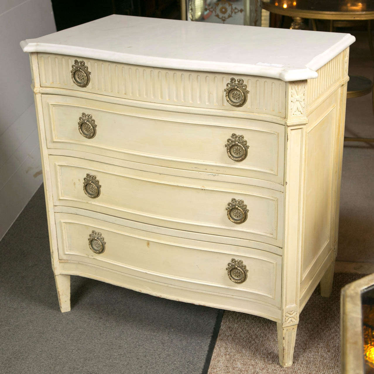Pair of French Directoire Style Chests of Drawers
