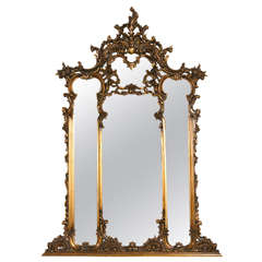 Fine French Carved over the Mantle Mirror 4
