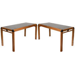 Pair of Deco Inspired Library Tables