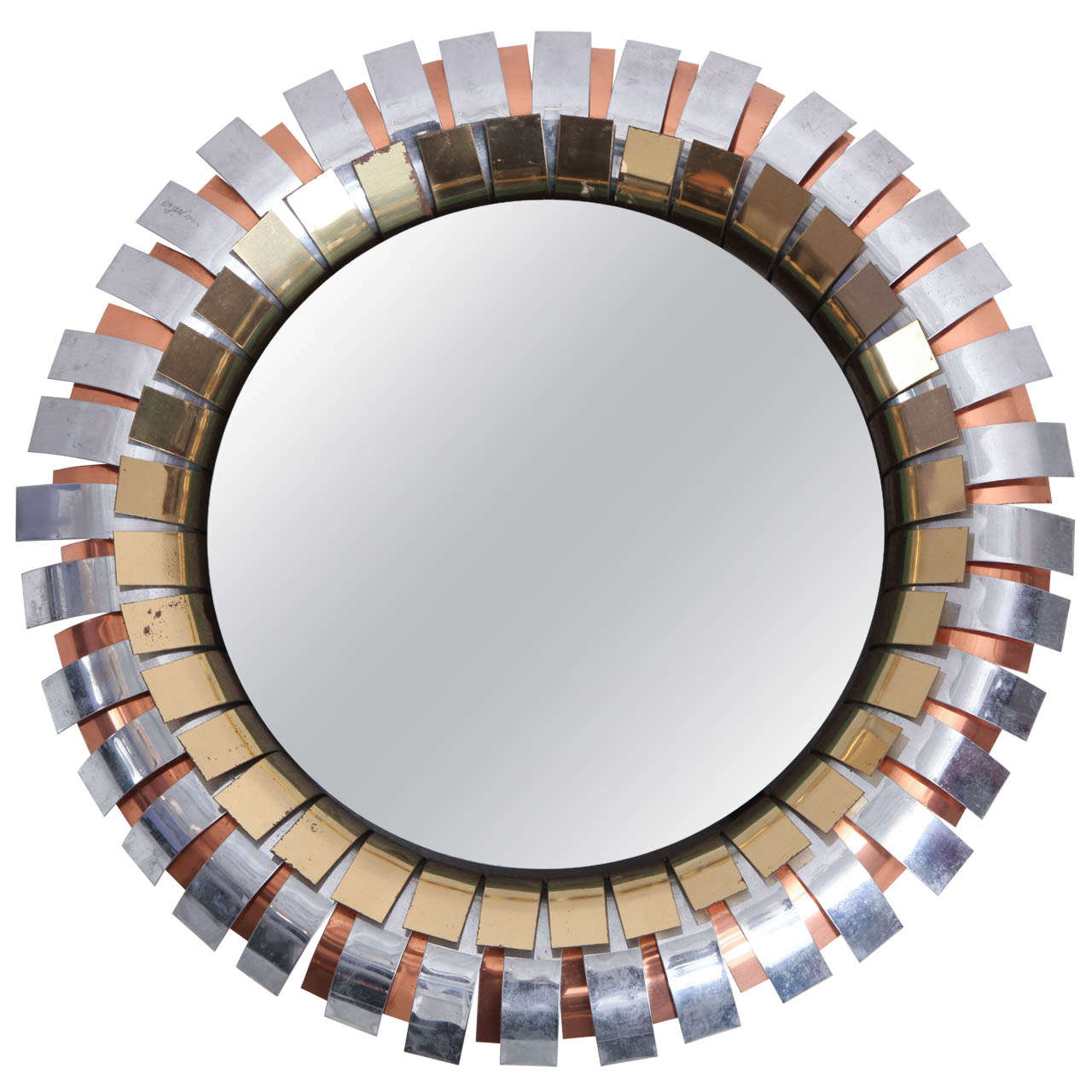 Curtis Jeré Mixed Metal Wall Mirror