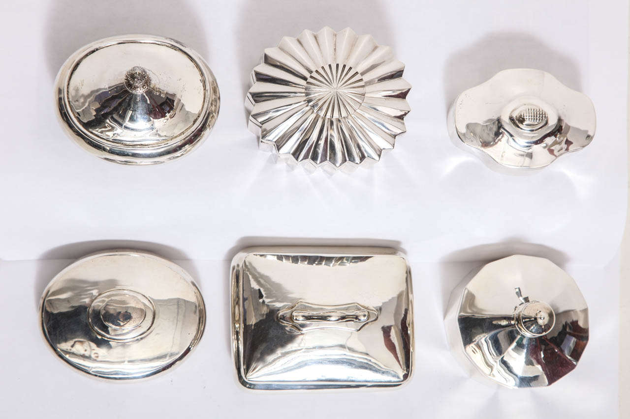 American William Seitz Group of Sterling Silver Boxes