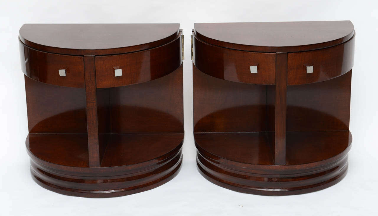 Pair of  Art Deco Side Tables in the Manner of Donald Deskey