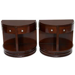 Pair of  Art Deco Side Tables in the Manner of Donald Deskey